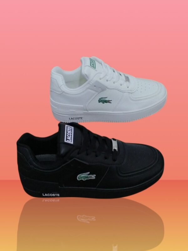 LACOSTE BOTA BRANCO  e PRETO