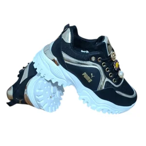 puma de mulher PRETO S